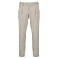 Beige Viscose Men Pant