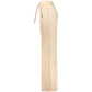 Beige Lyocell Womens Trousers