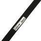 Black Leather Double Wrap Metal Buckle Belt