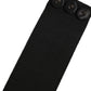 Black Cotton Wrap Around Tie Cintura Belt
