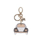 Beige Polyethylene Keychain
