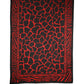 Black Red Printed Modal Neck Shawl Scarf