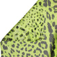 Green Leopard Print Silk Shawl Stole Scarf