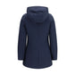 Blue Polyester Parka