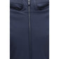 Blue Polyester Parka