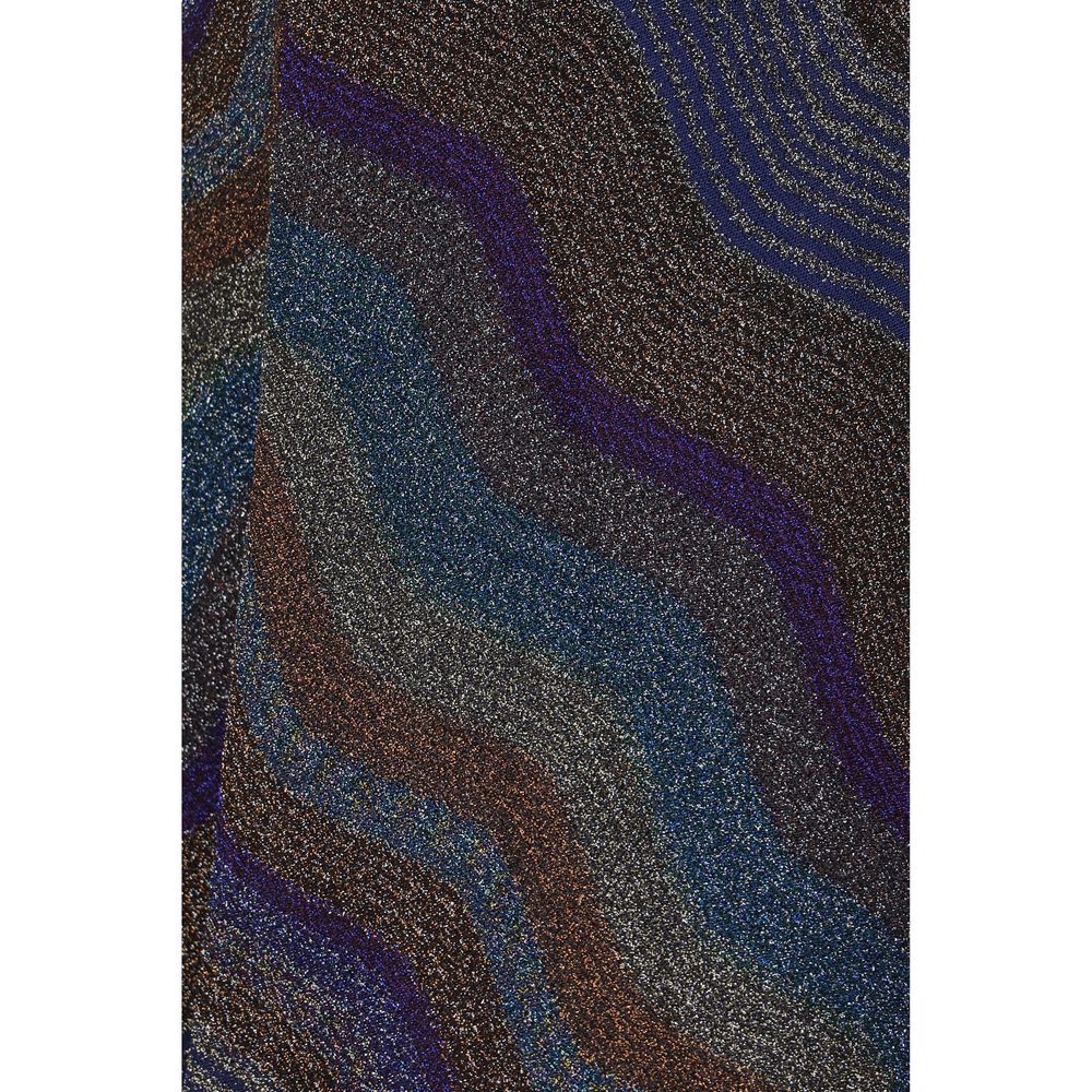 Multicolor Viscose Long Skirt