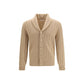 Beige Cashmere Cardigan