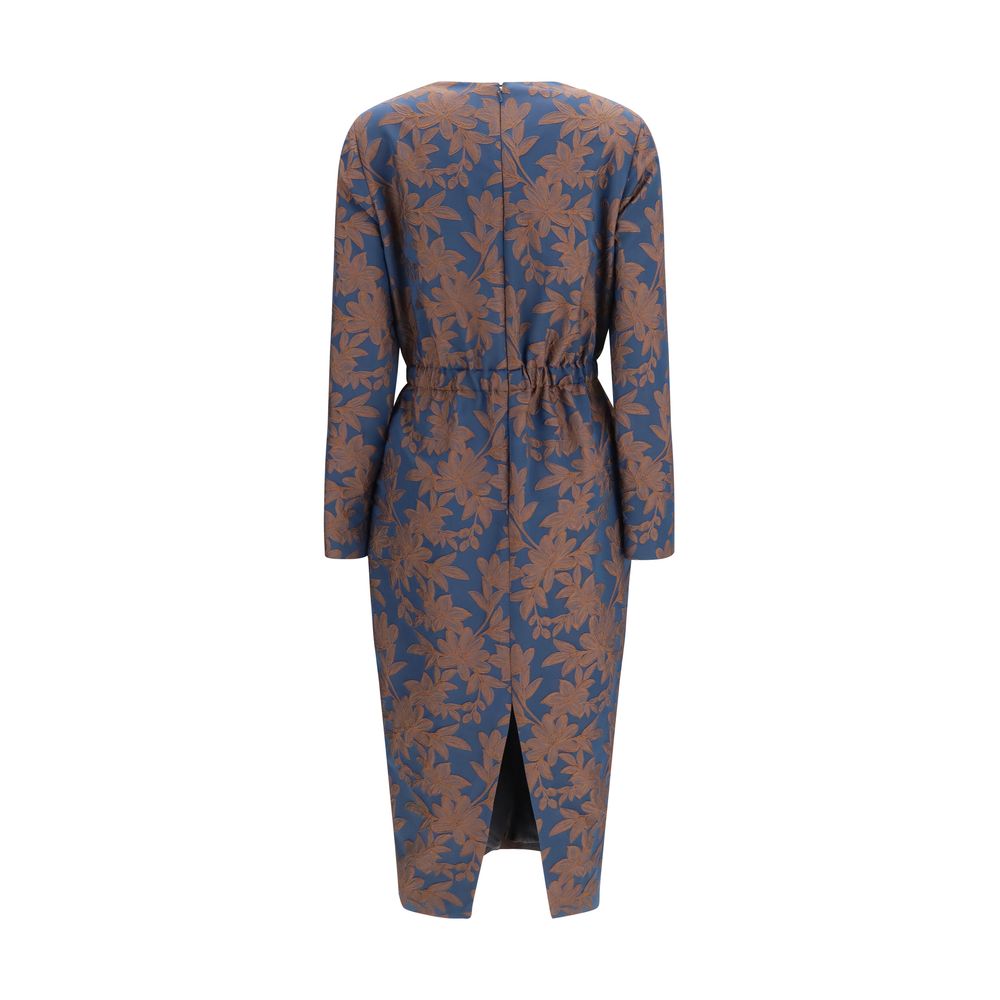 Multicolor Polyester Cocktail Dress