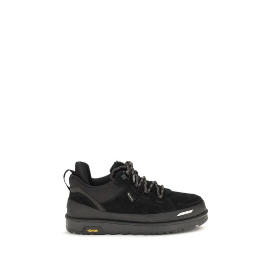 Black Calf Leather Bos Taurus Athletic Sneakers