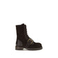Black Calf Leather Bos Taurus Lace-Up Boots