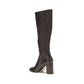Black Calf Leather Bos Taurus High Heel Boots