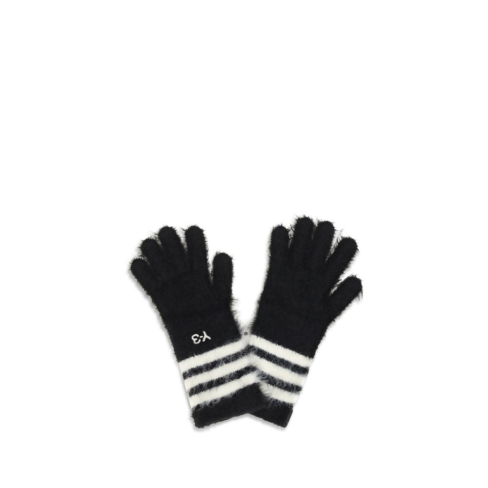 Black Recycled Polyamide Gloves