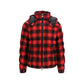 Red Cotton Full-Length Jacket