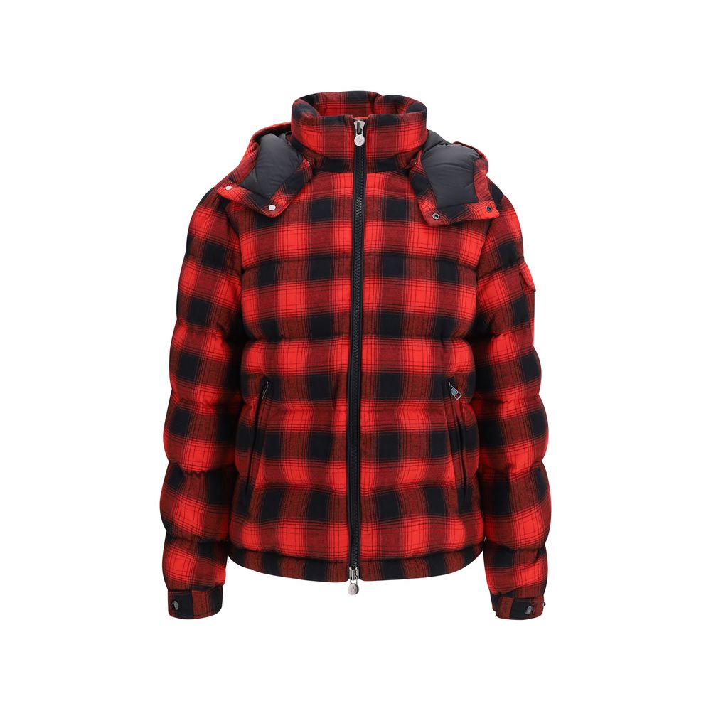 Red Cotton Full-Length Jacket