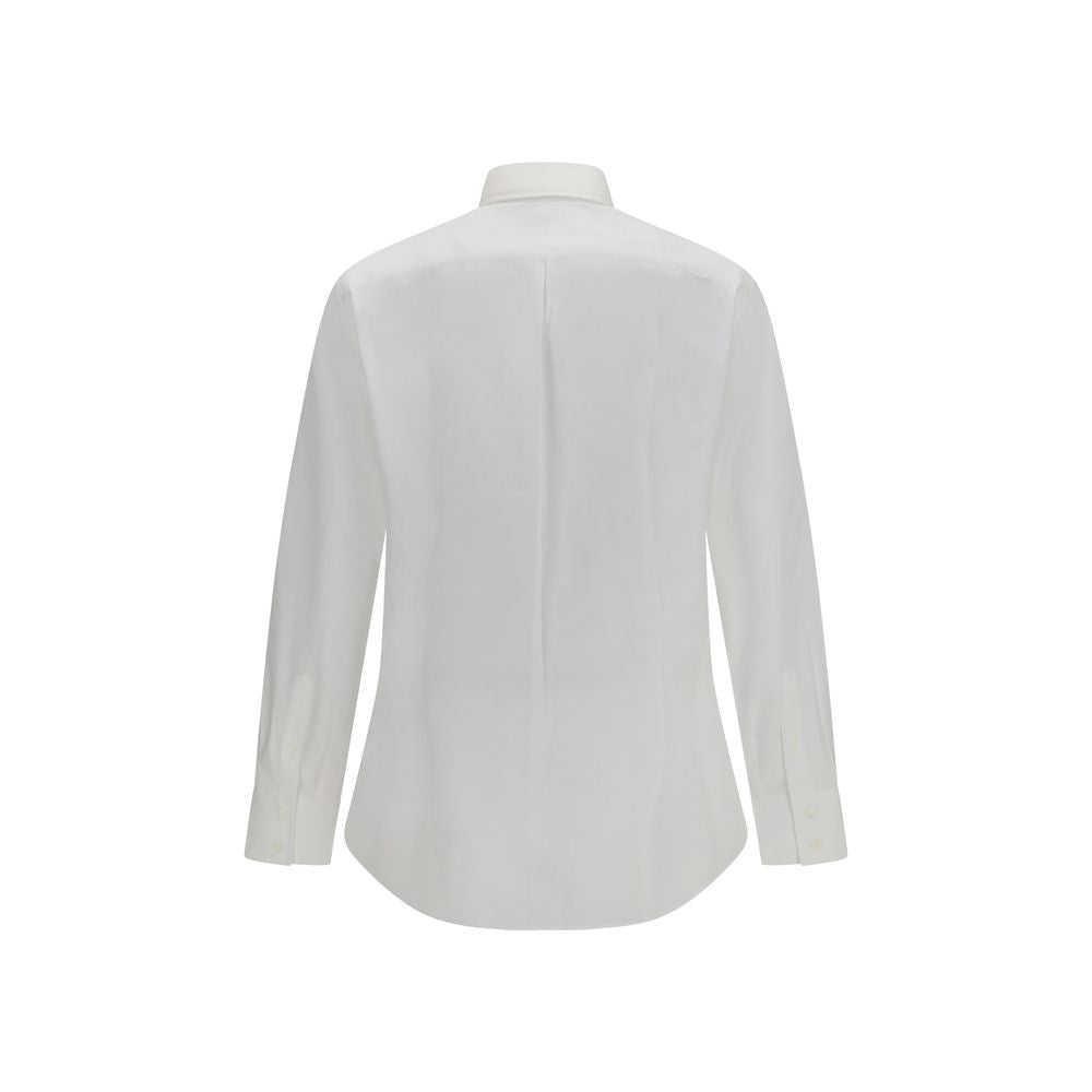 White Cotton Dress Shirt