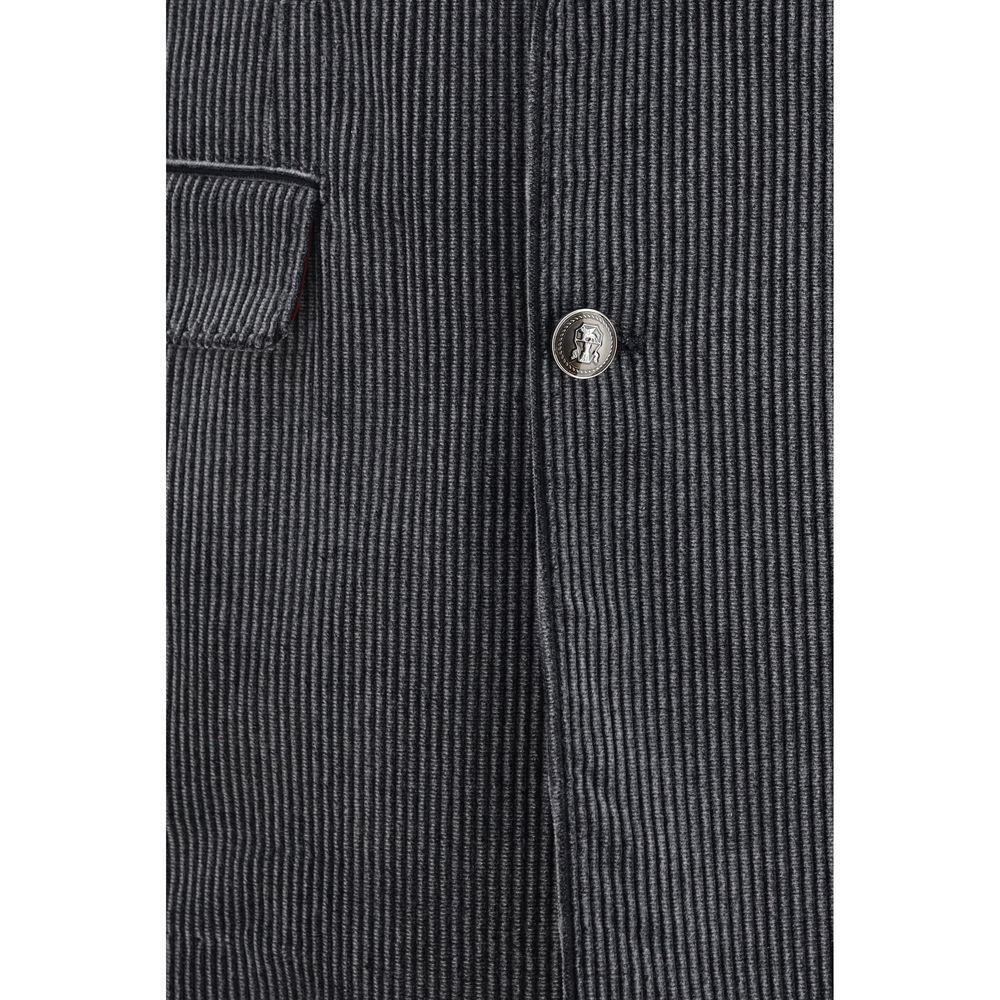 Gray Cotton Suit