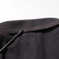 Dark Gray Cotton Men Single Breasted Jacket