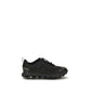 Black Polyester Athletic Sneakers