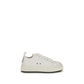 White Polyethylene Platform Sneakers