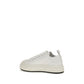 White Polyethylene Platform Sneakers