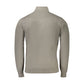 Gray Acrylic Men's Sweater