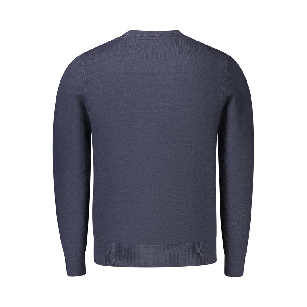 Blue Acrylic Men's Sweater