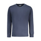 Blue Cotton Men's T-Shirt