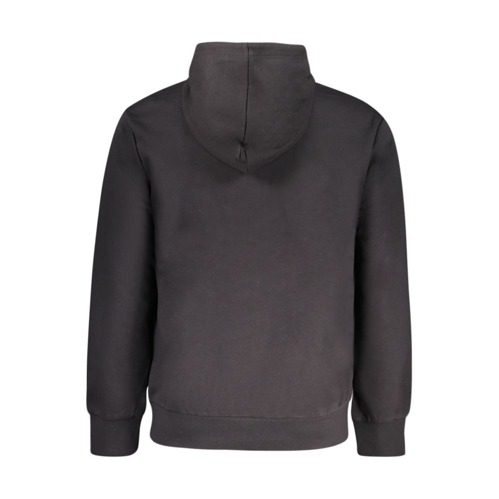 Black Cotton Men's Sweatshirt