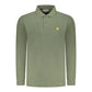 Green Cotton Men's Polo Shirt