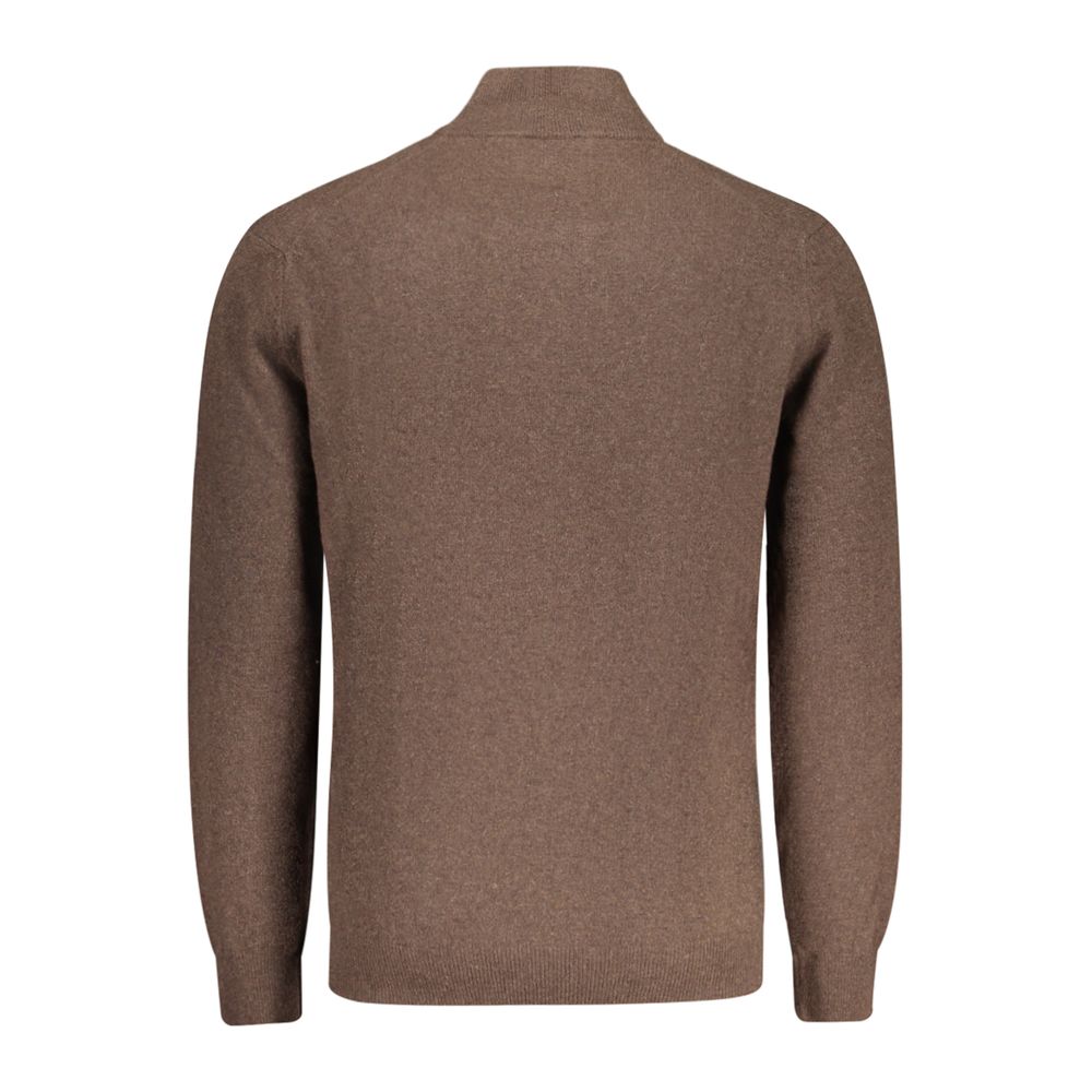 Brown Wool Men's Sweater