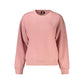 Pink Cotton Womens Sweatshirt