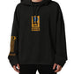 Black Cotton DG Shield Hooded Sweatshirt Sweater