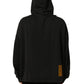Black Cotton DG Shield Hooded Sweatshirt Sweater