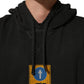 Black Cotton DG Shield Hooded Sweatshirt Sweater