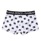 White DG Logo Print Regular Boxer Underwear