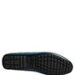 Blue Calfskin Leather Driver Loafers Shoes