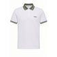 White Cotton Men Polo-Shirt