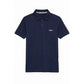 Blue Cotton Men's Polo-Shirt