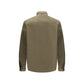 Bicolor Polyester Full-Length Jacket