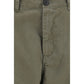 Bicolor Cotton Cargo Pants