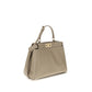 Beige Calf Leather Bos Taurus Shoulder Bag
