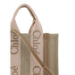 Beige Linen Handbag