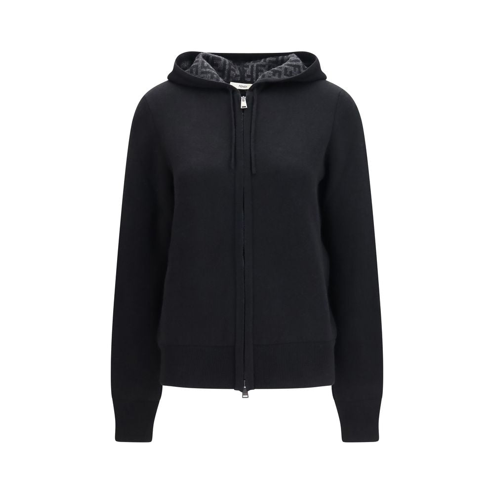 Black Cashmere Hoodie