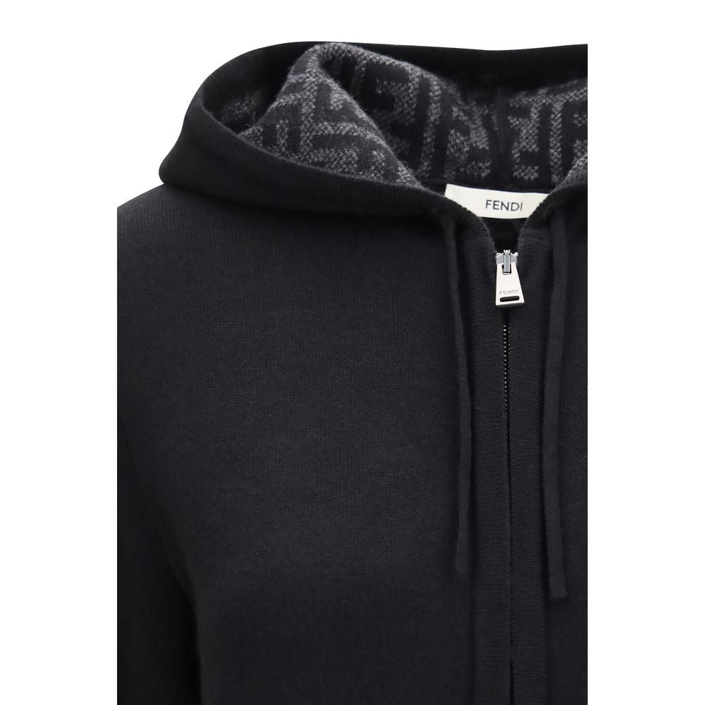 Black Cashmere Hoodie