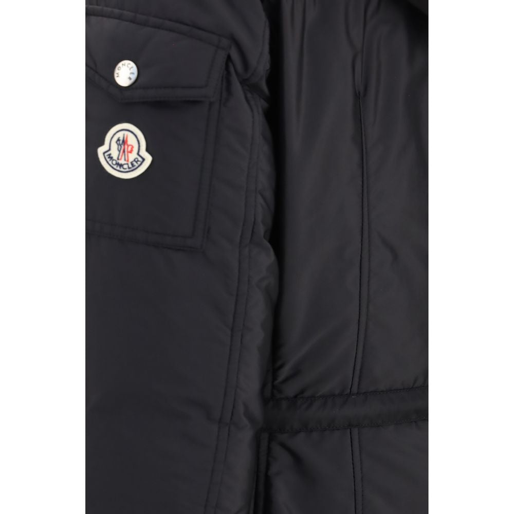 Black Polyamide Parka