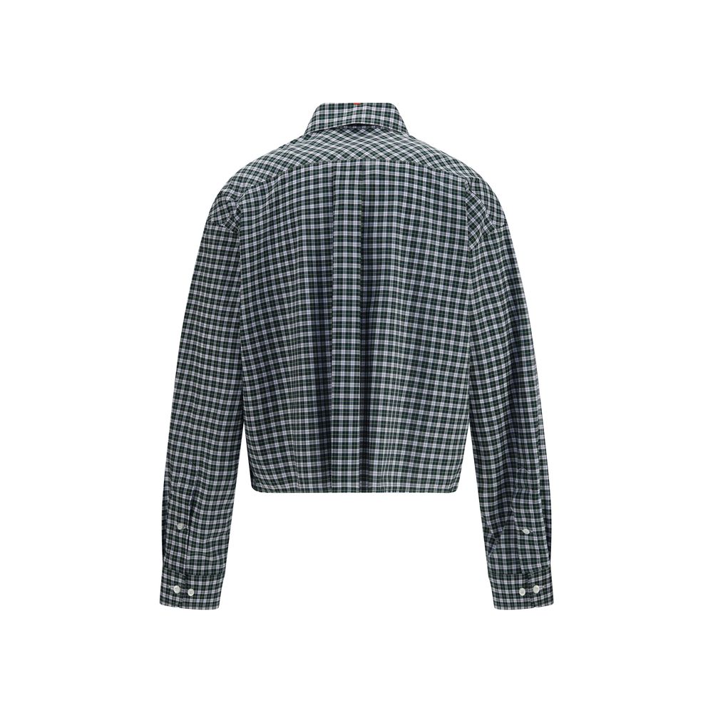 Bicolor Cotton Pattern Shirt