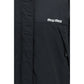 Black Polyester Full-Length Jacket