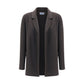 Brown Cashmere Full-Length Jacket