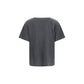 Gray Cotton T-Shirt