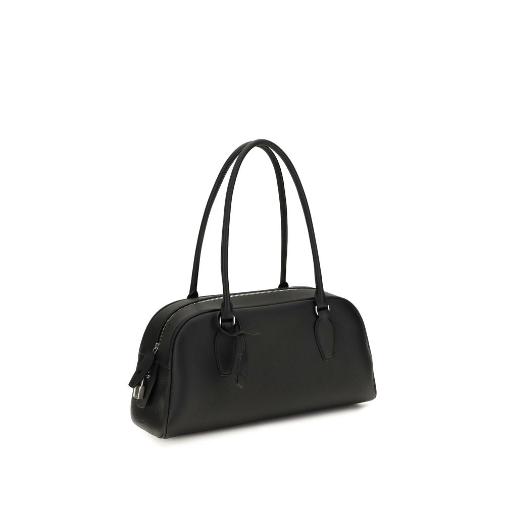 Black Calf Leather Bos Taurus Shoulder Bag